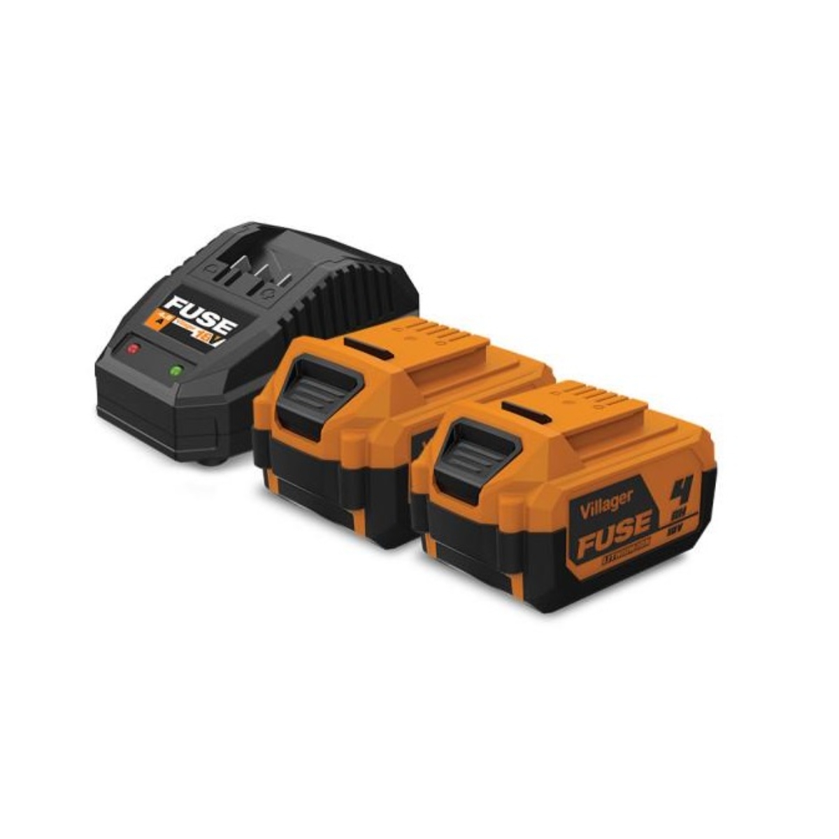 Aku set - 2 x 4.0Ah baterije i punjač Villager Fuse 18V 083382