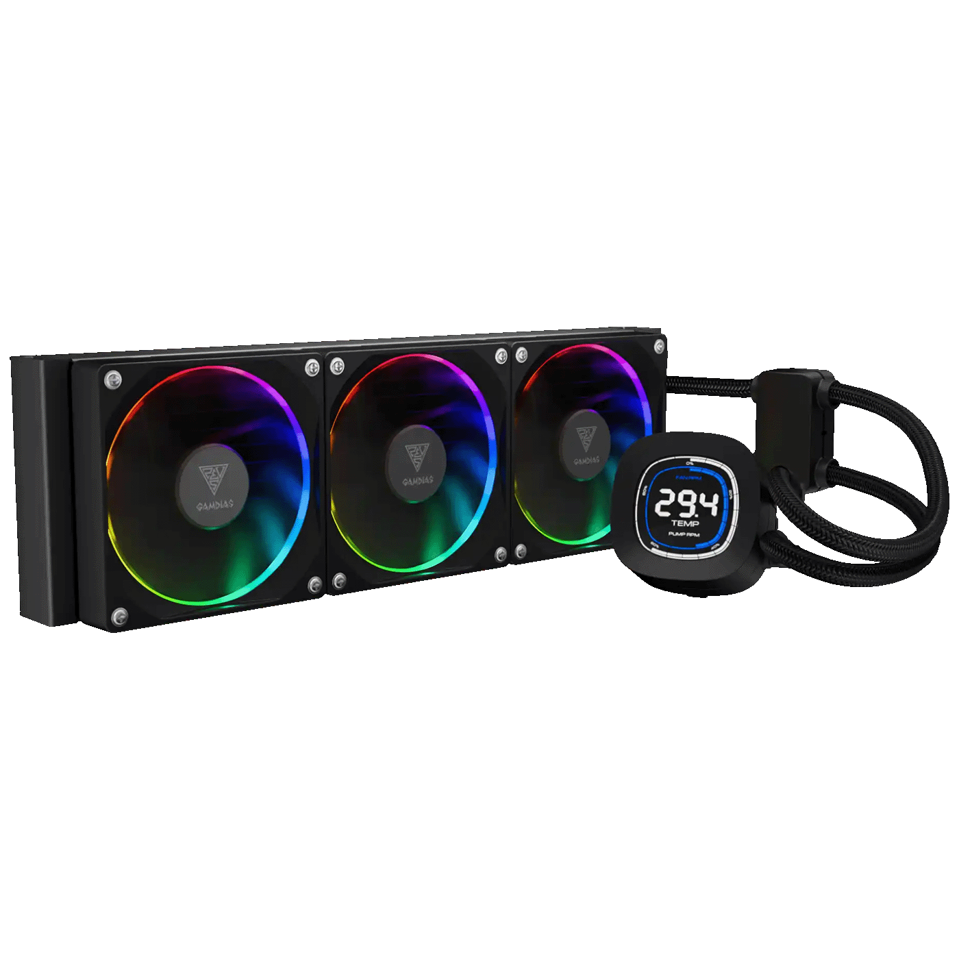 Gamdias Vodeno hlađenje za CPU, RGB - Gamdias Chione M4-360