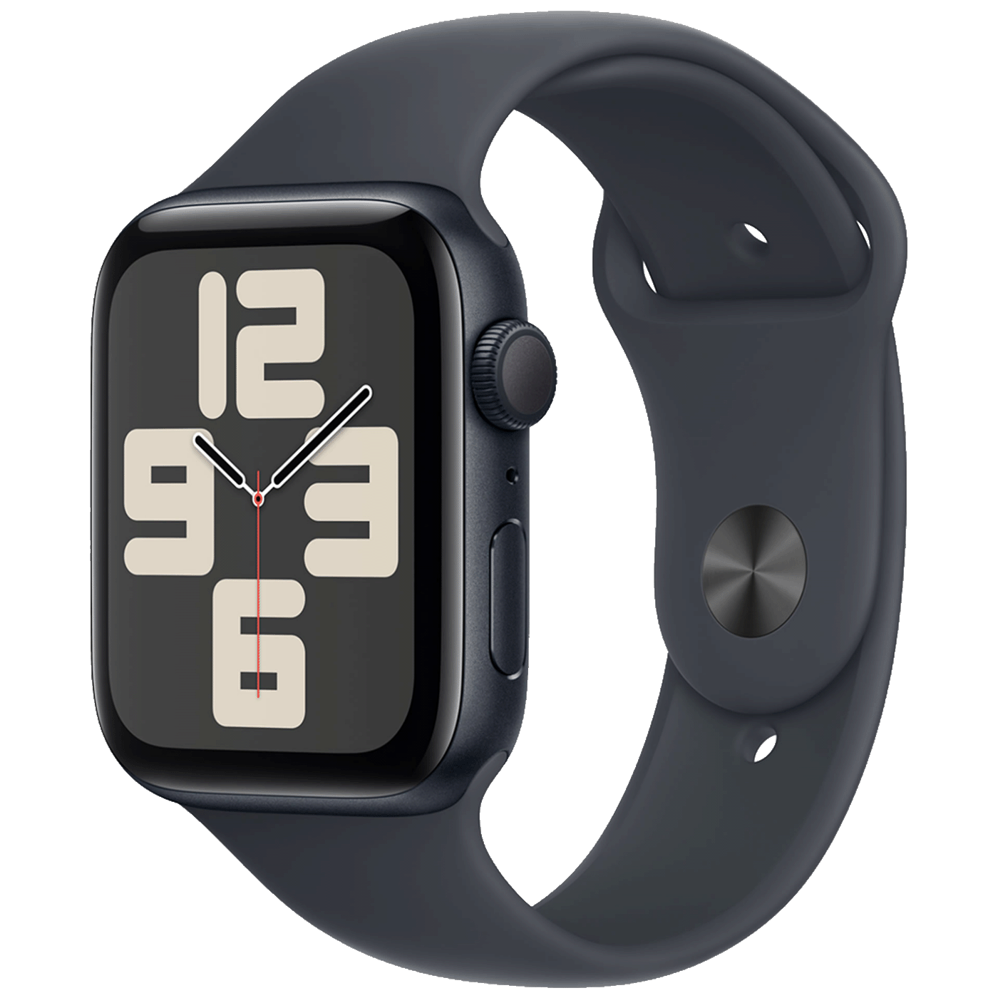 Apple Pametni sat, 1.57" LTPO OLED zaslon, vodootporan, BT, WiFi - Watch SE 2024 GPS 40mm Midnight