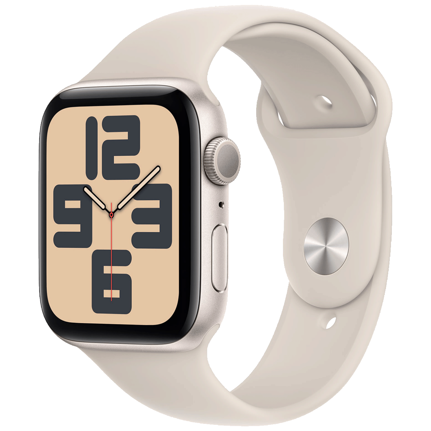 Apple Pametni sat, 1.57" LTPO OLED zaslon, vodootporan, BT, WiFi - Watch SE 2024 GPS 40mm Starlight SB