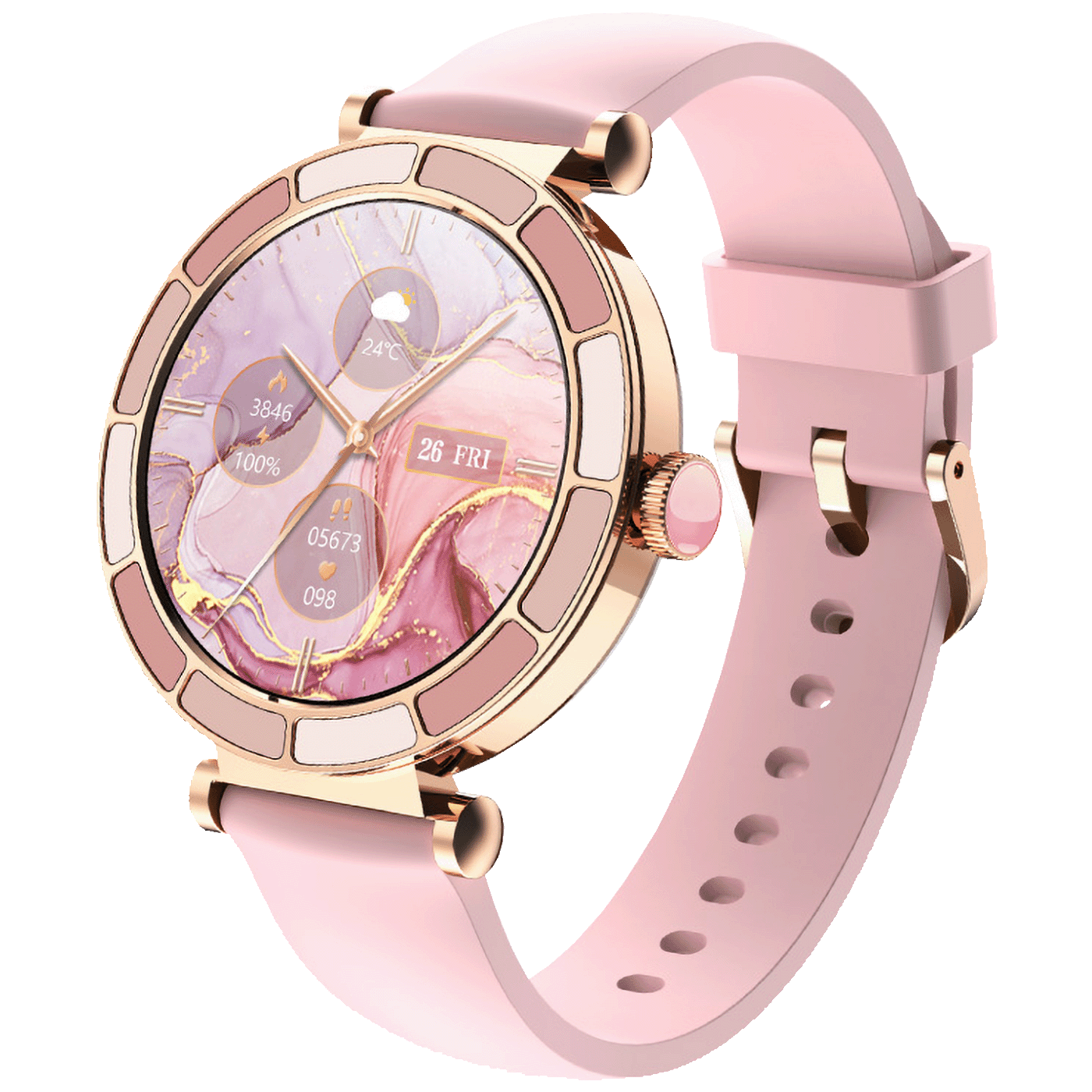 MeanIT Pametni sat, 1.27" ekran, multi sport, Bluetooth - M45 Lady
