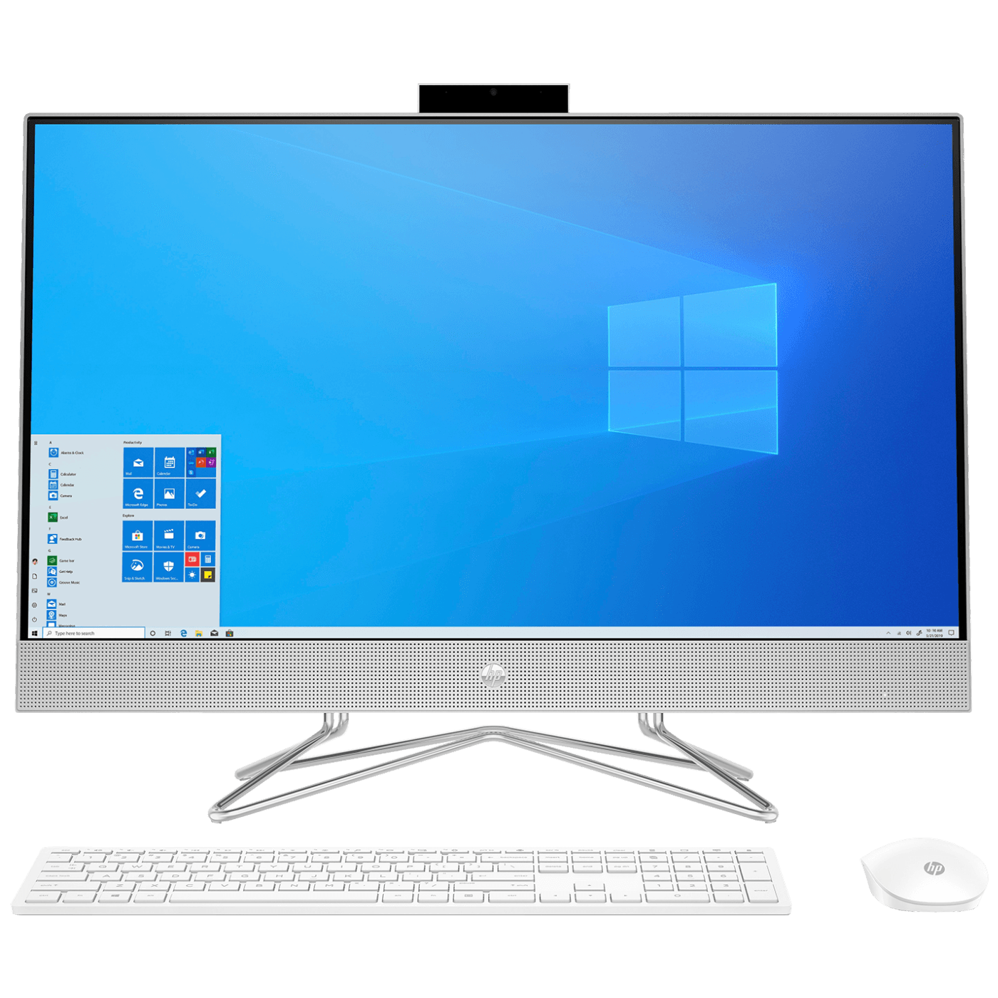HP Desktop AiO, AMD Ryzen 5 4500U, 16GB DDR4, SSD 512GB, 27" - HP 27-dp0122nw; 4P783EA