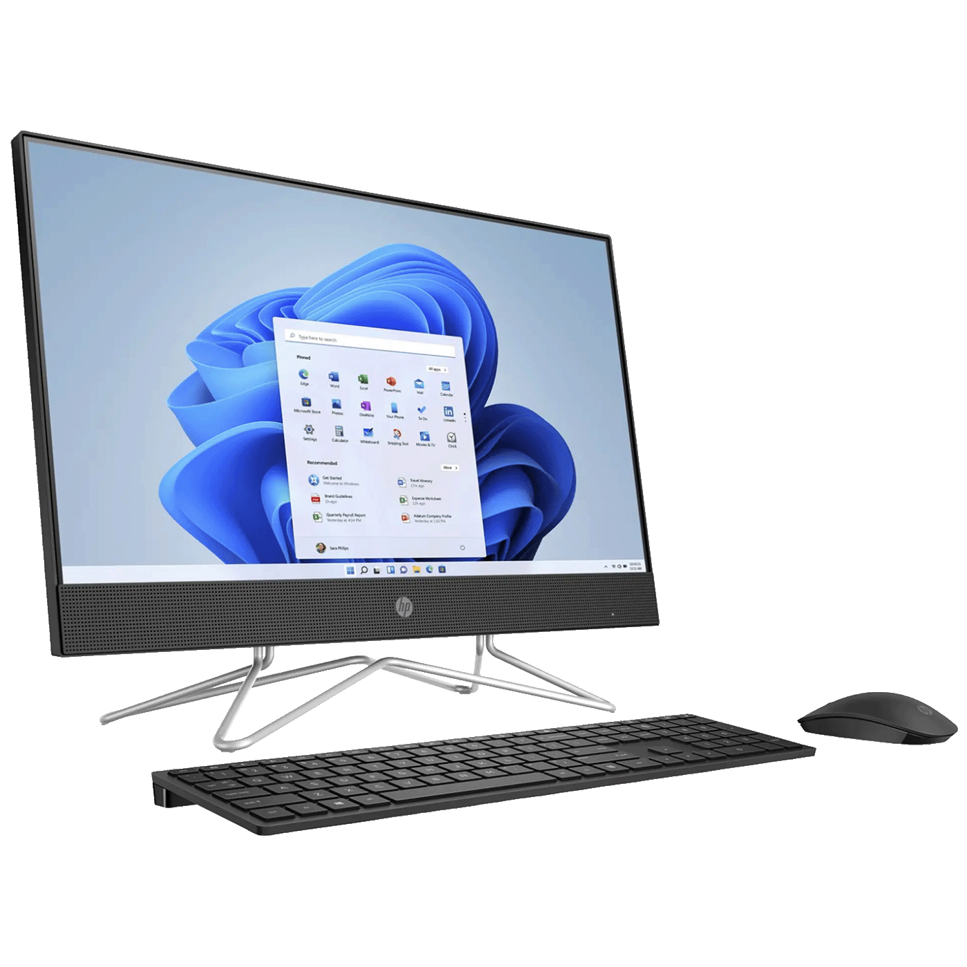 HP Desktop AiO, Intel i5-1135G7, 8GB DDR4, SSD 512GB, 23.8" - HP 24-df1001nw; 84B18EA