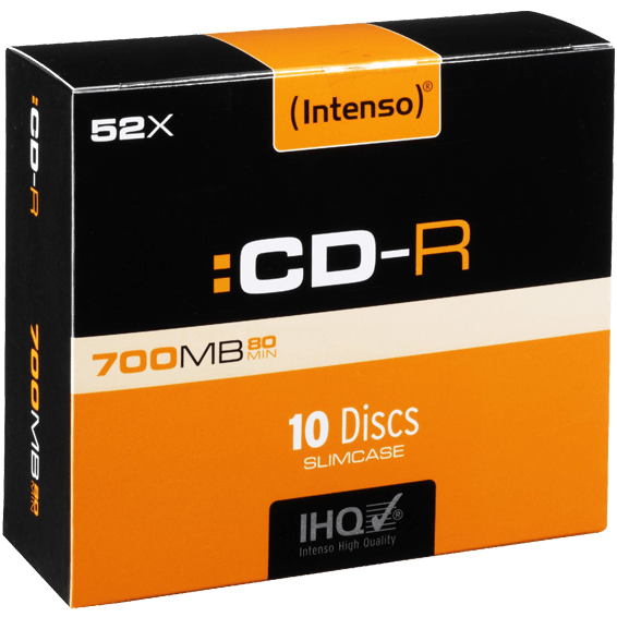 (Intenso) CD-R 700MB (80 min.) pak. 10 komada Slim Case - CD-R700MB/10Slim