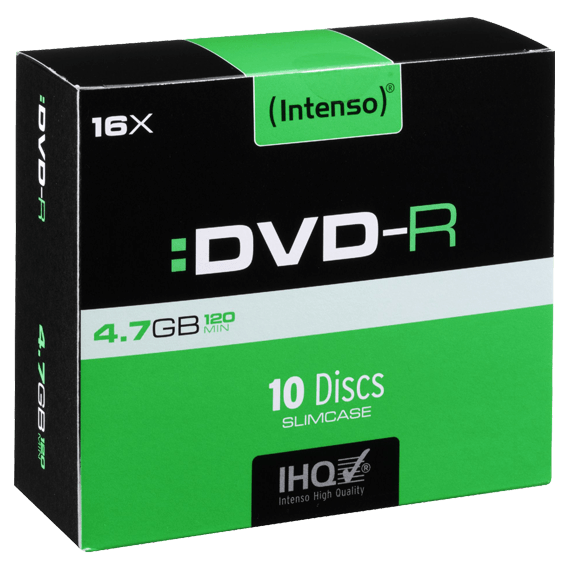 (Intenso) DVD-R 4,7GB pak. 10 komada Slim Case - DVD-R4,7GB/10Slim