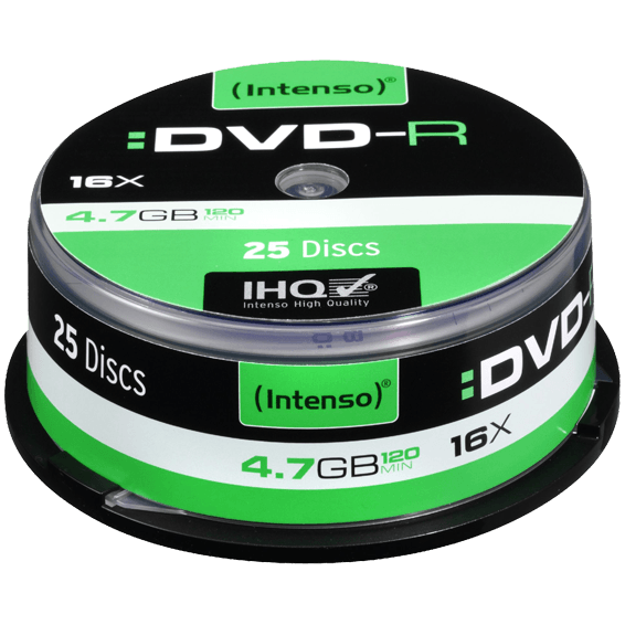 (Intenso) DVD-R 4,7GB pak. 25 komada Cake Box - DVD-R4,7GB/25Cake