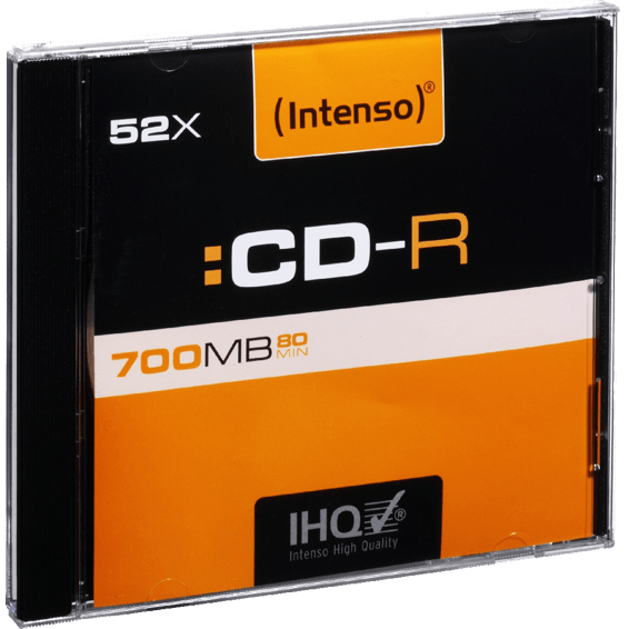 (Intenso) CD-R 700MB (80 min.) pak. 1 komad Slim Case - CD-R700MB/1Slim