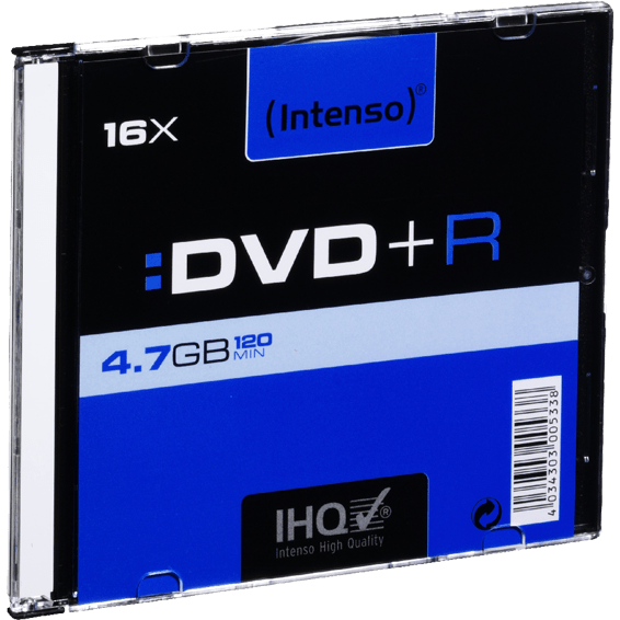 (Intenso) DVD+R 4,7GB pak. 1 komad Slim Case - DVD+R4,7GB/1Slim