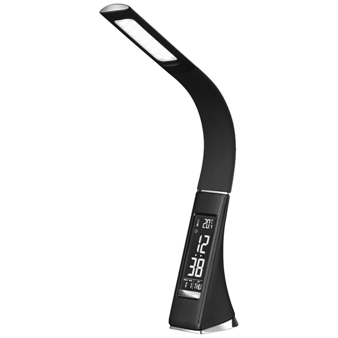 MeanIT Lampa, LED, stolna sa satom, alarmom i termometrom - L5