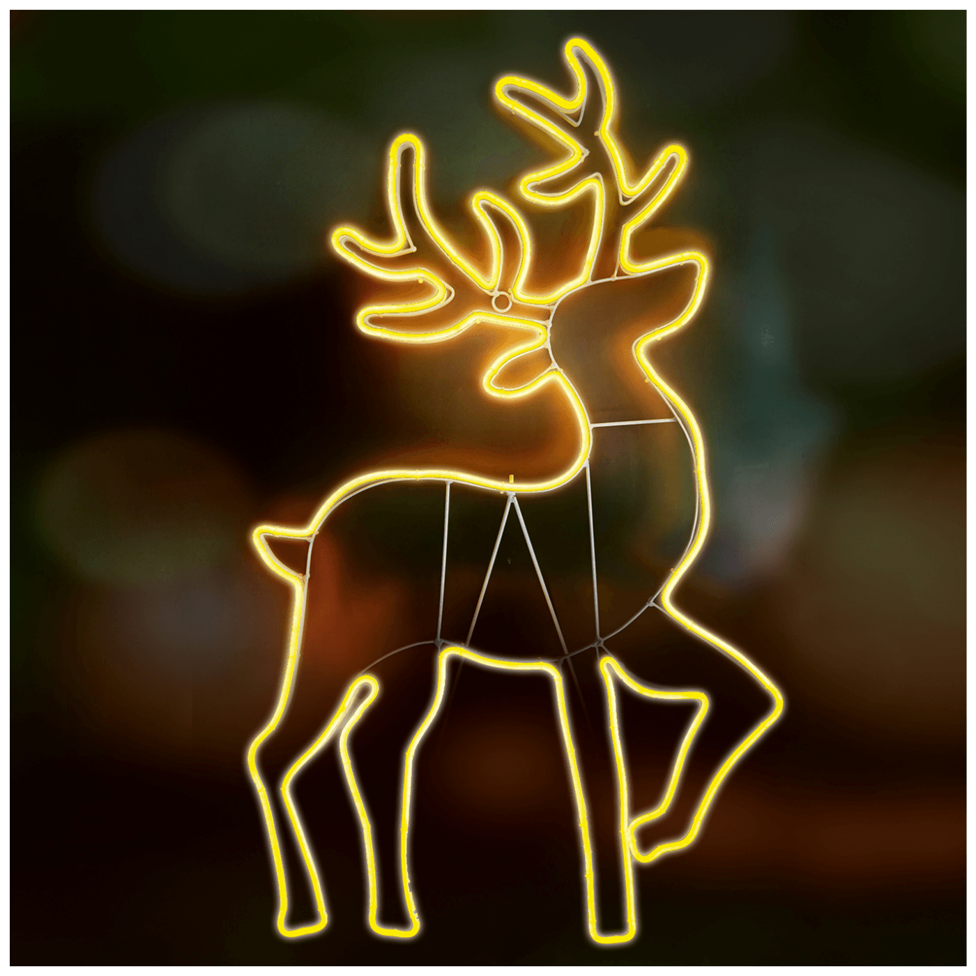 home Dekorativna rasvjeta, LED neonska figura, jelen - NEON 4