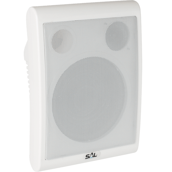 SAL Zvučnik zidni 10W, 110V, 165mm, 8 Ohm, bijela boja - WAS 2