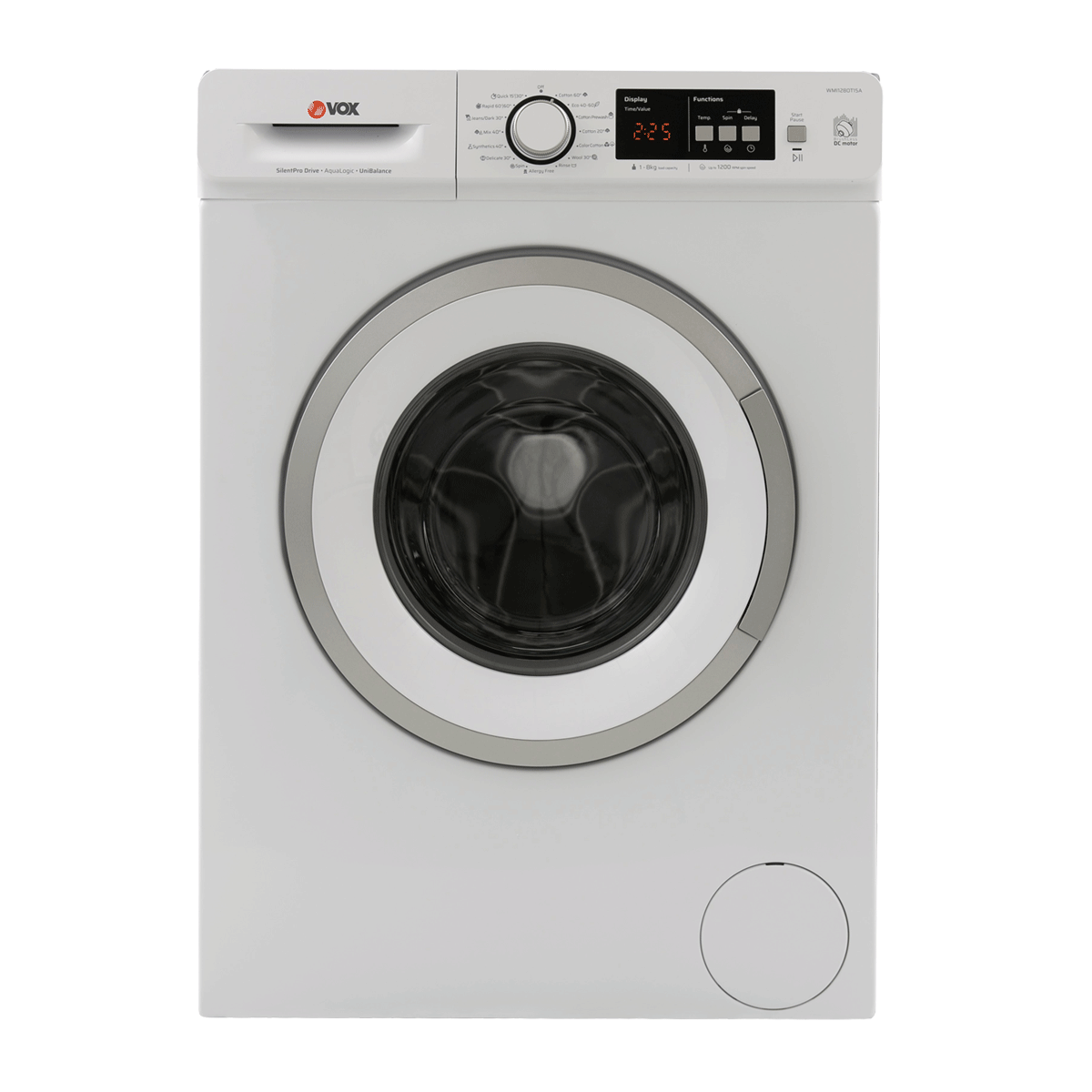 VOX Mašina za pranje veša WMI1280-T15A Inverter SilentPro Drive