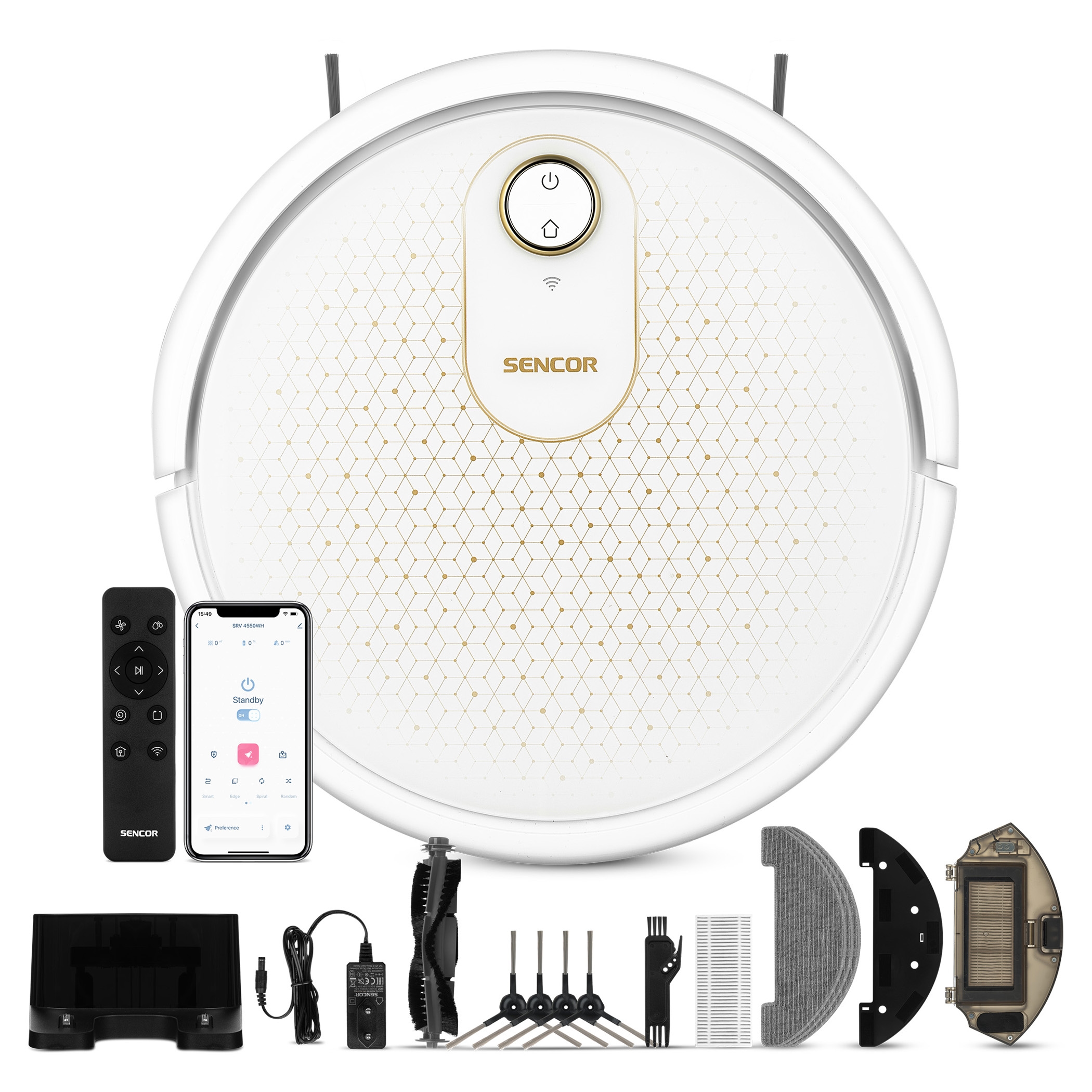 Robotski usisivač SRV 4550WH Sencor