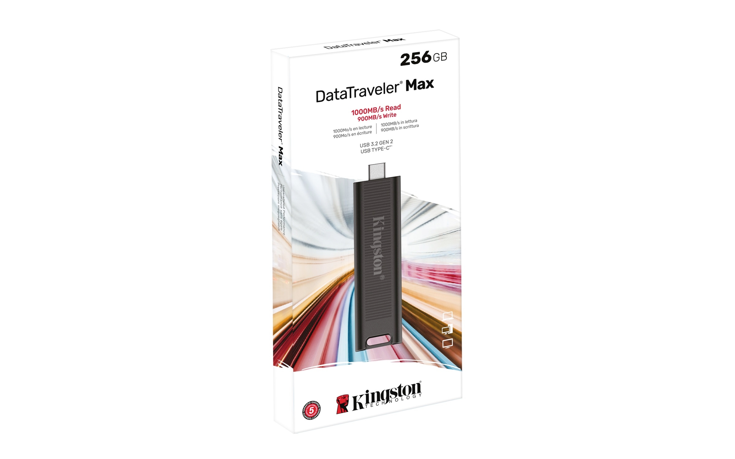 Kingston FD 256GB USB-CDataTraveler MAXR/W:1000/900MBs
