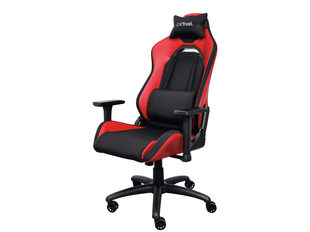 Trust GXT 714R gaming stolica RUYA, crvena, udobna, podesiv ergonomska, eko materijal