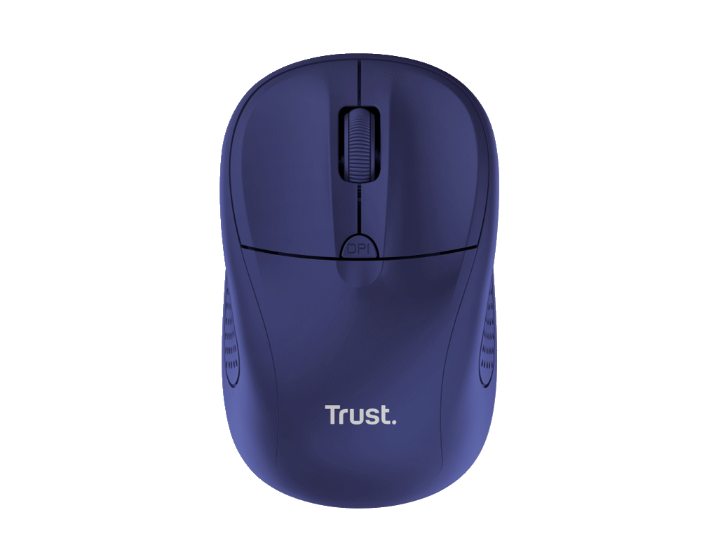 Trust Primo wireless miš,plavi, 1000-1600 dpi, optički,4 tipke, USB, 6 m wls range