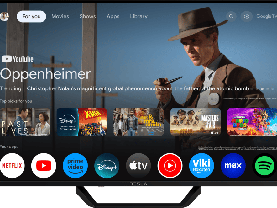 TESLA TV 50E655BUS Google TV Powered by Google Google Asistant