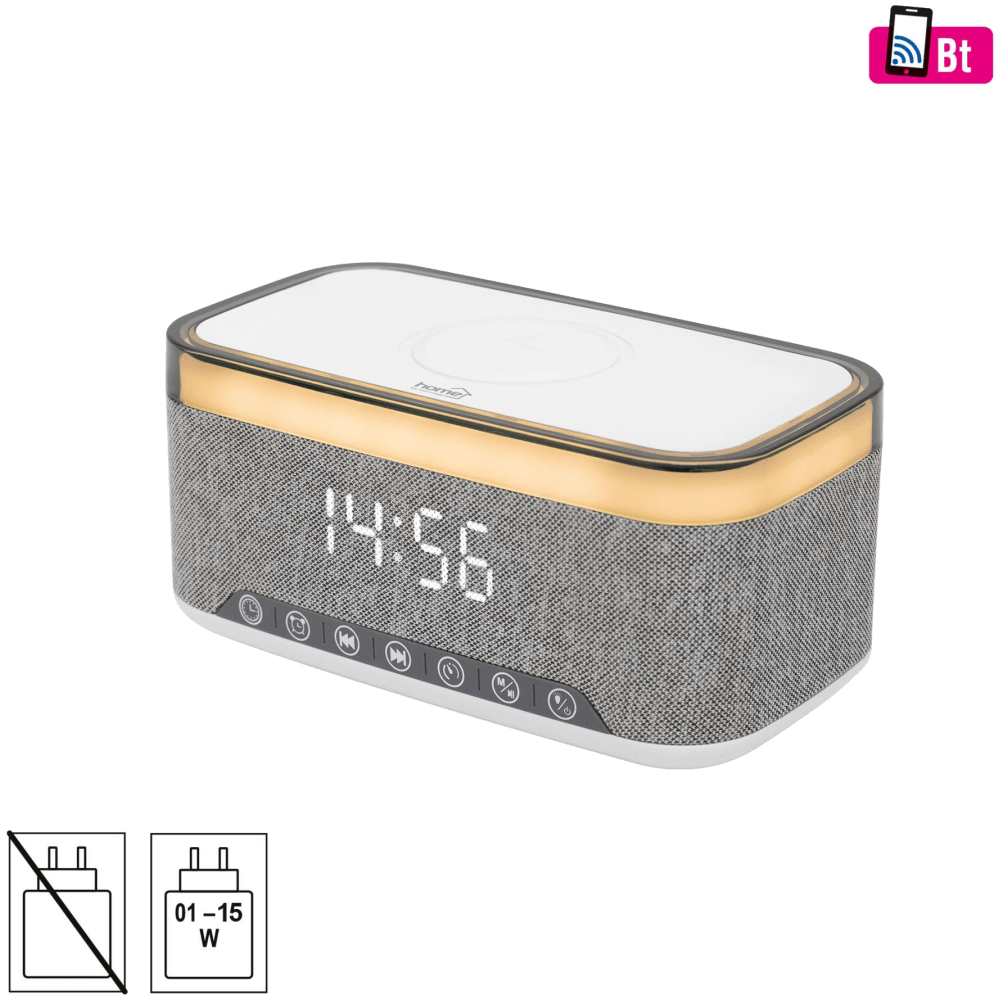 home HOME LTCR06 multimedijalni plejer i budilnik, 2x5 W, Qi