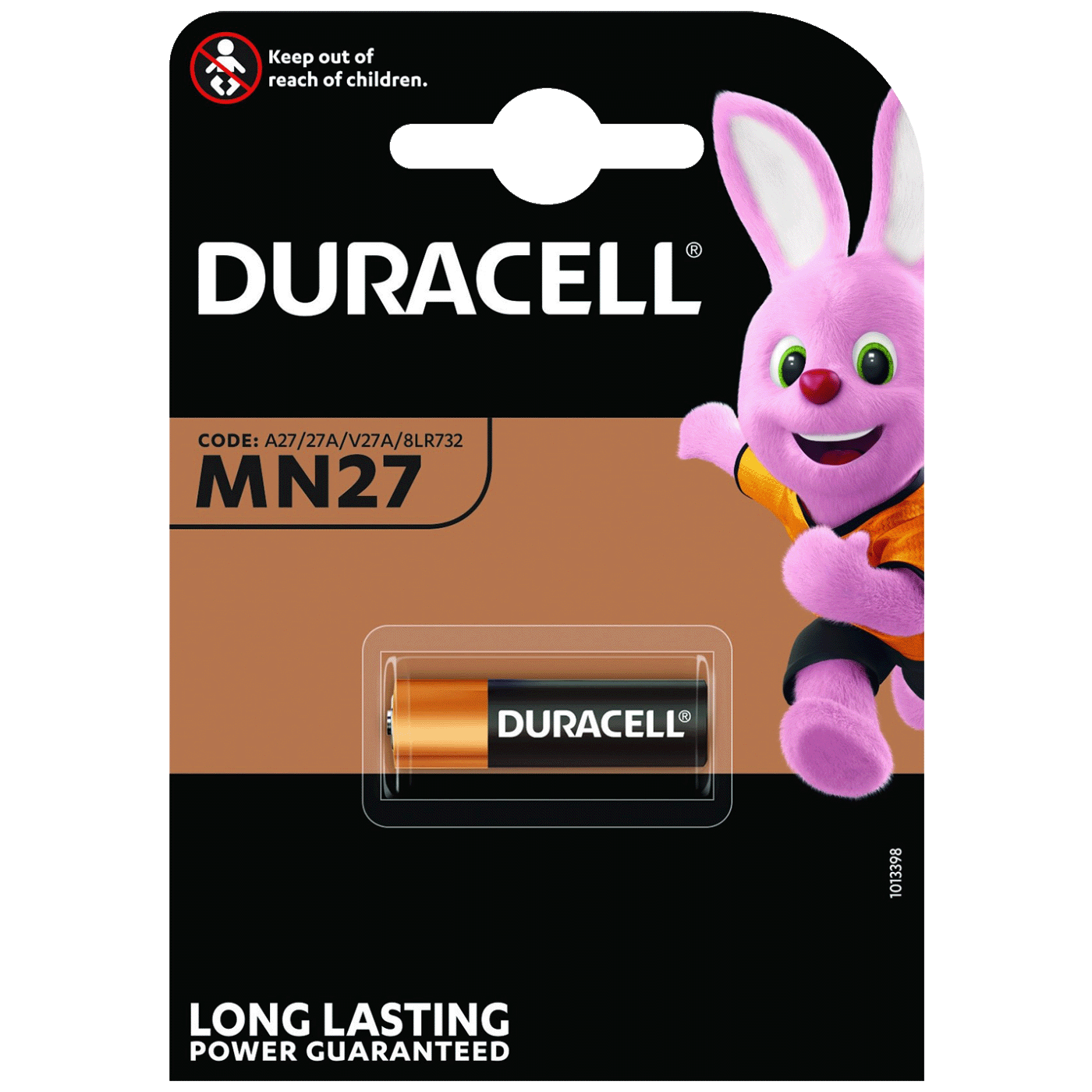 Duracell Baterija alkalna, 12 V, LR27A, LR27, MN27, 27AE - MN27 A27 B1