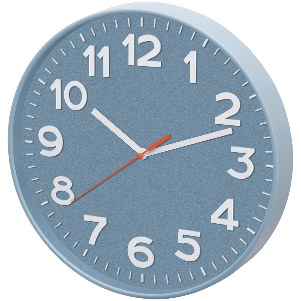 home HOME AWC300BL Zidni sat, staklena prednja strana, visoki kon