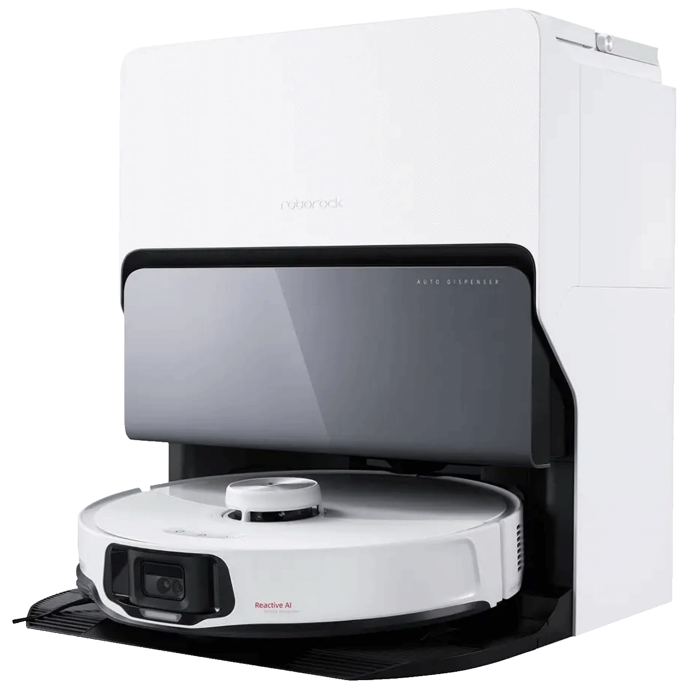 Roborock Robot usisavač sa stanicom za pražnjenje, 5200 mAh, WiFi - S8 MaxV Ultra White