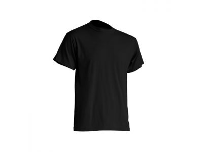 MAJICA T-SHIRT CRNA SORTO S-XXXL 150GR