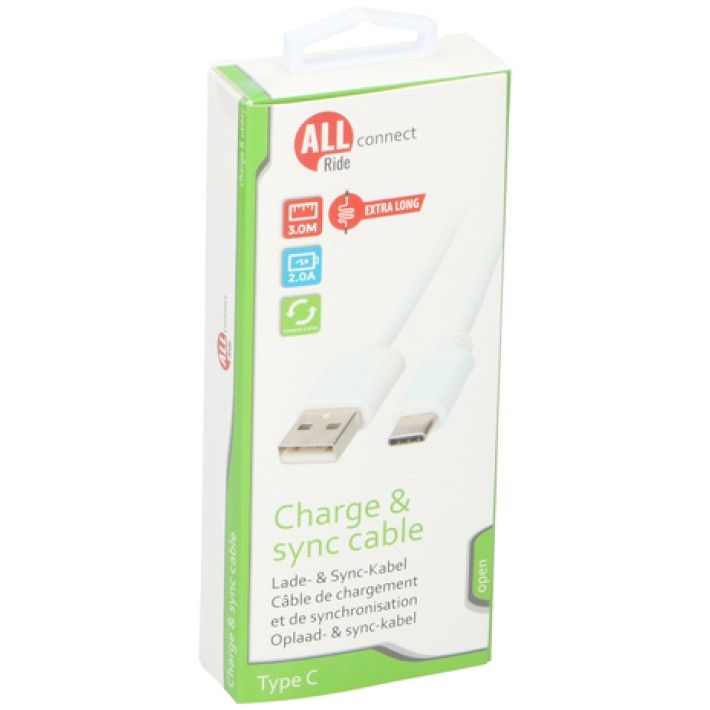 ALL RIDE CONNECT USB KABAL 3M 2A
