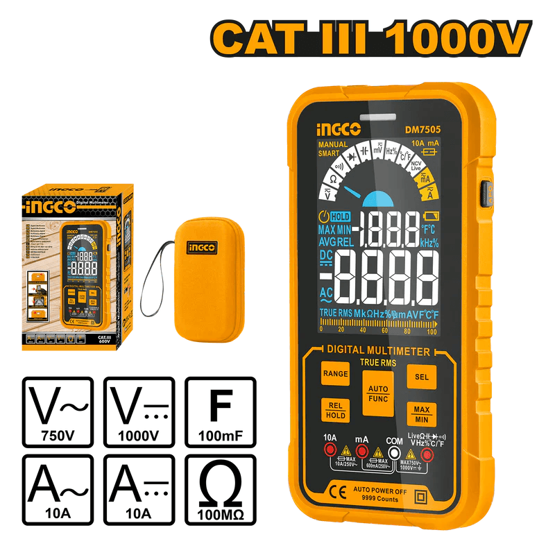 INGCO DIGITALNI MULTIMETAR DM7505
