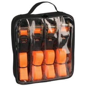 KERBL Traka sa račnom 2-dj. 5mx25mm,500kg,u torbi,4kom.