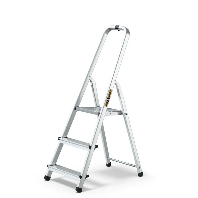 DRABEST ALUMINIJSKE LJESTVE KUĆNE 3 STEPENICE 125KG+GRATIS KUKA