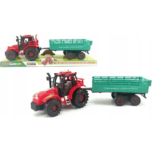 Traktor sa prikolicom 32x11cm 2348