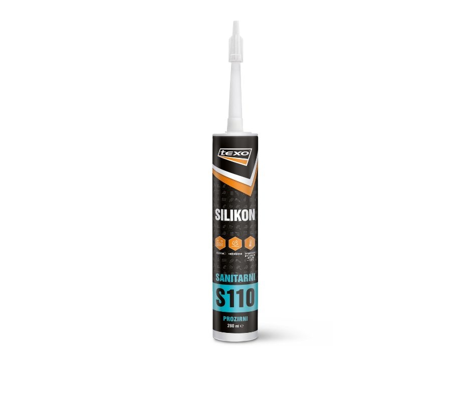 TEXO Sanitarni silikon prozirni S110 280ml