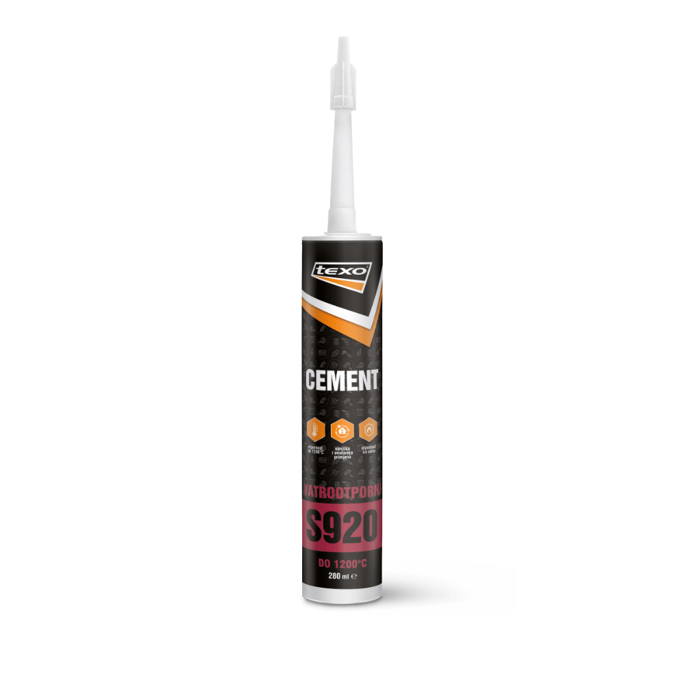TEXO Vatrootporni cement do 1200C S920 280ml