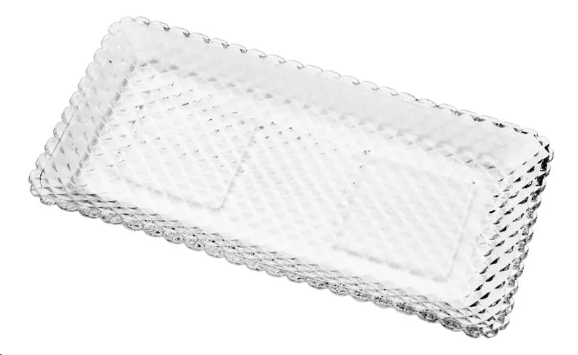 Stakleni oval za posluživanje DP4123