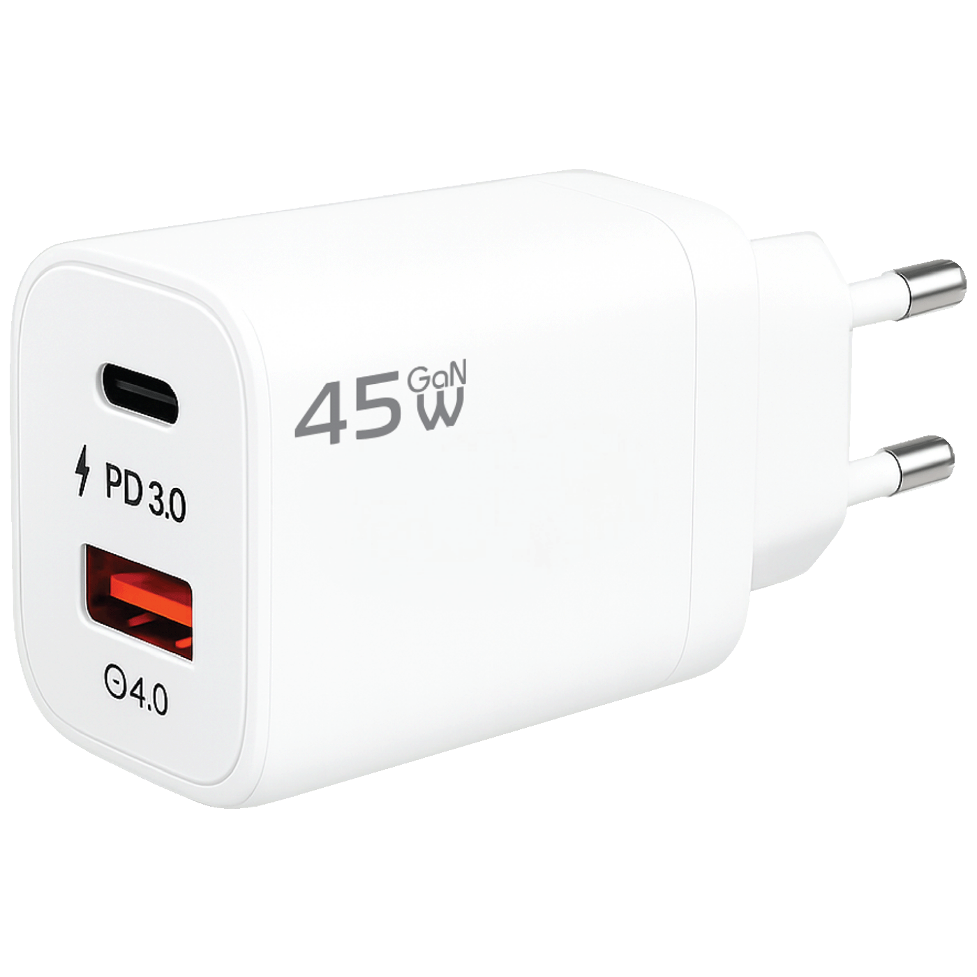REDLINE Punjač kućni, 1 x USB-A, 1 x USB-C, 45W, GaN - GL-45W-AC