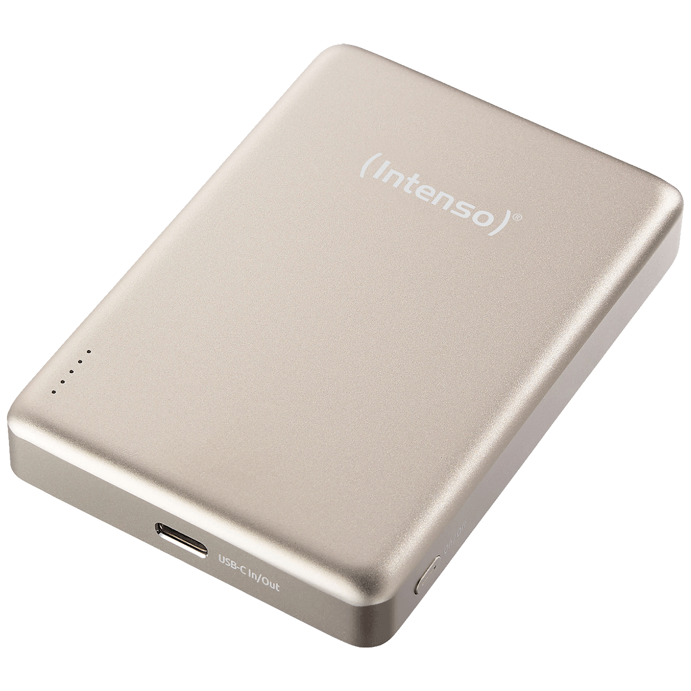 (Intenso) Prijenosni punjač, MagSafe, 10000mAh, bežični - POWERBANK MW10000 Champagne