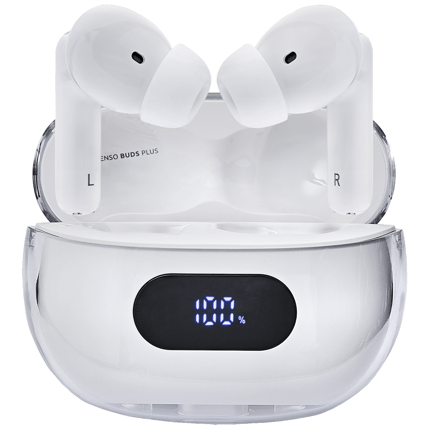(Intenso) Slušalice bežične sa kutijicom za punjenje, ANC, Bluetooth - Buds Plus T310AE White