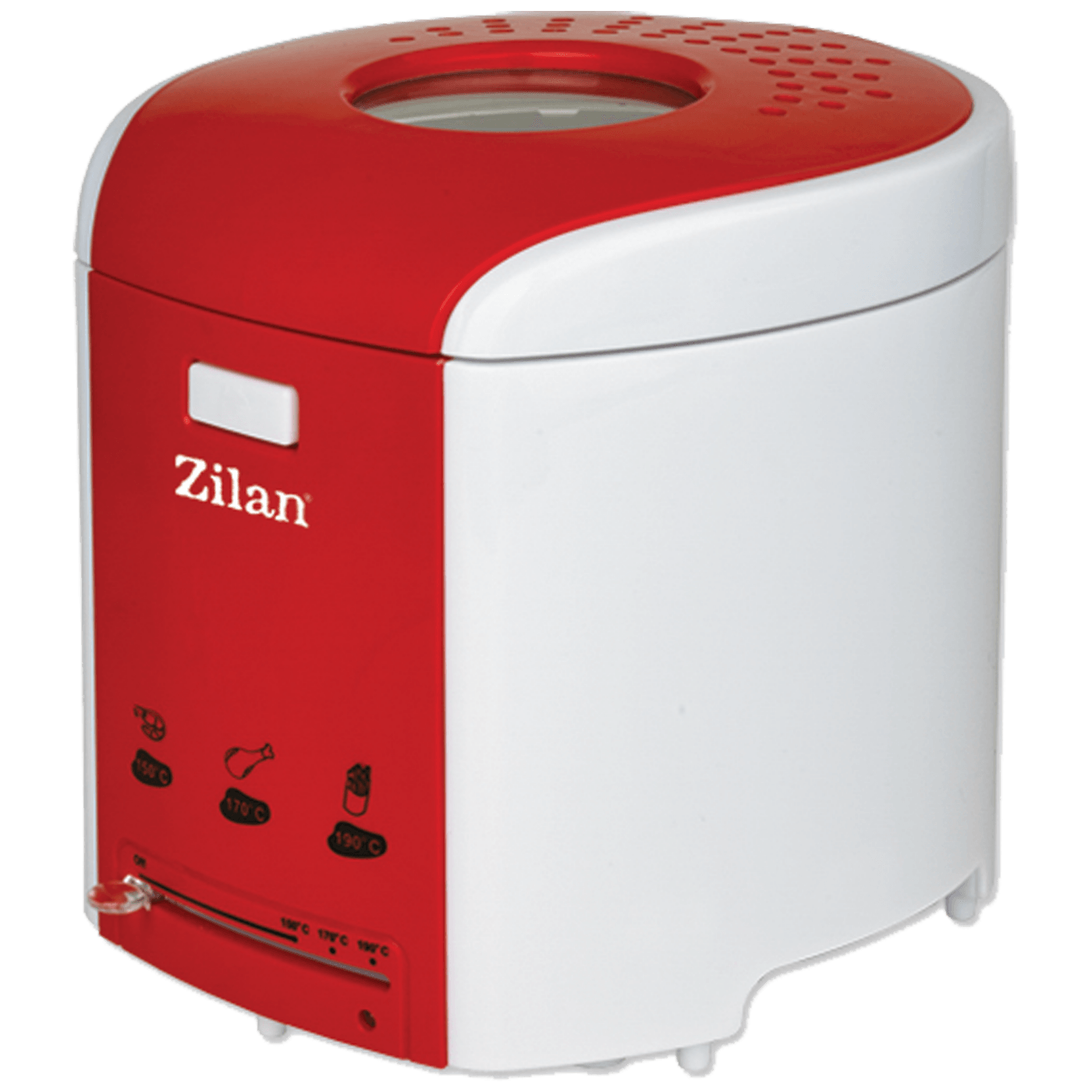 Zilan Friteza, kapacitet 1 l, 900 W, crveno/bijela - ZLN4375 RD