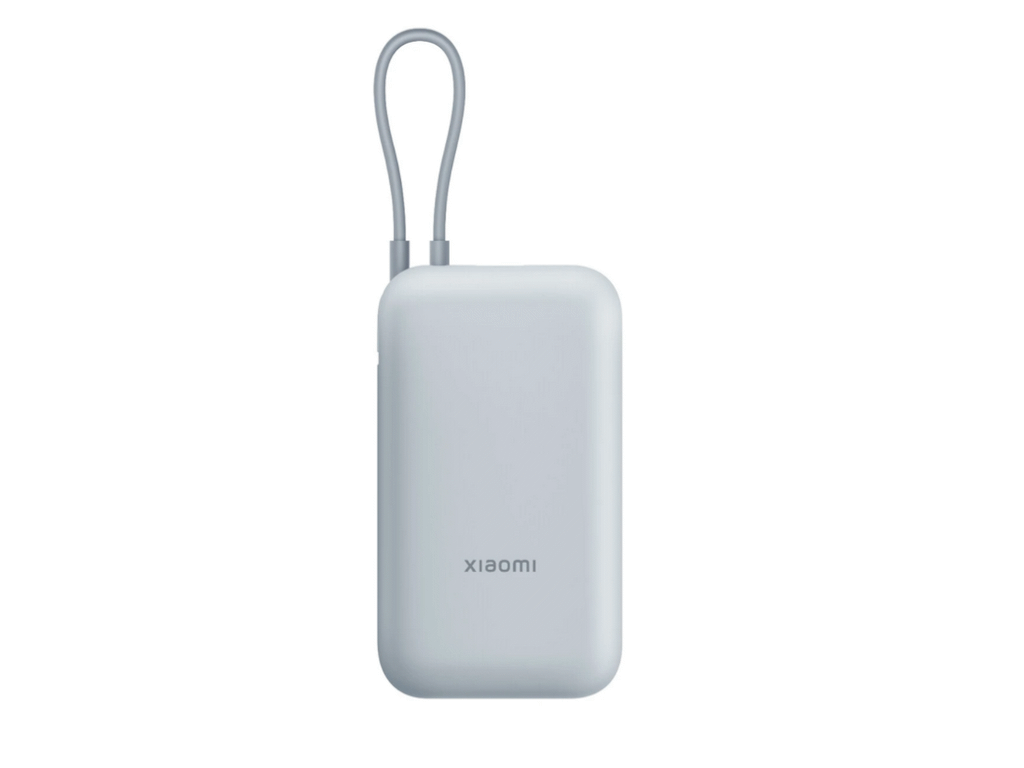 Xiaomi powerbank 10000 mAh 22.5W, integrisani kabl, plav