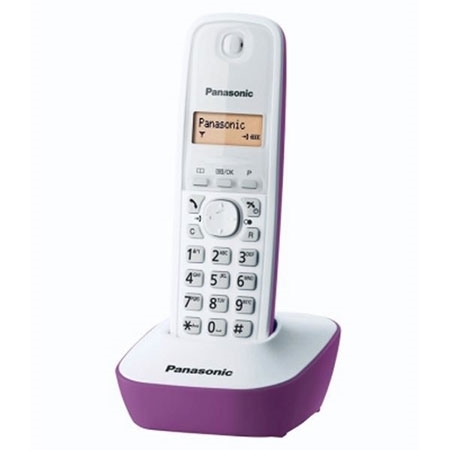 KX-TG1611FXF Panasonic telefon ljubičasto/bijelo DECT CID 