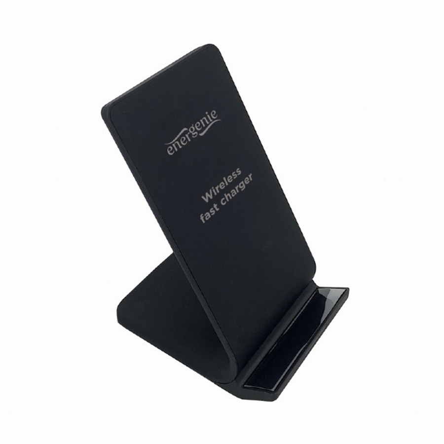 Wireless punjač za i stalak za mobitel GEMBIRD, black, 10W, EG-WPC10-02