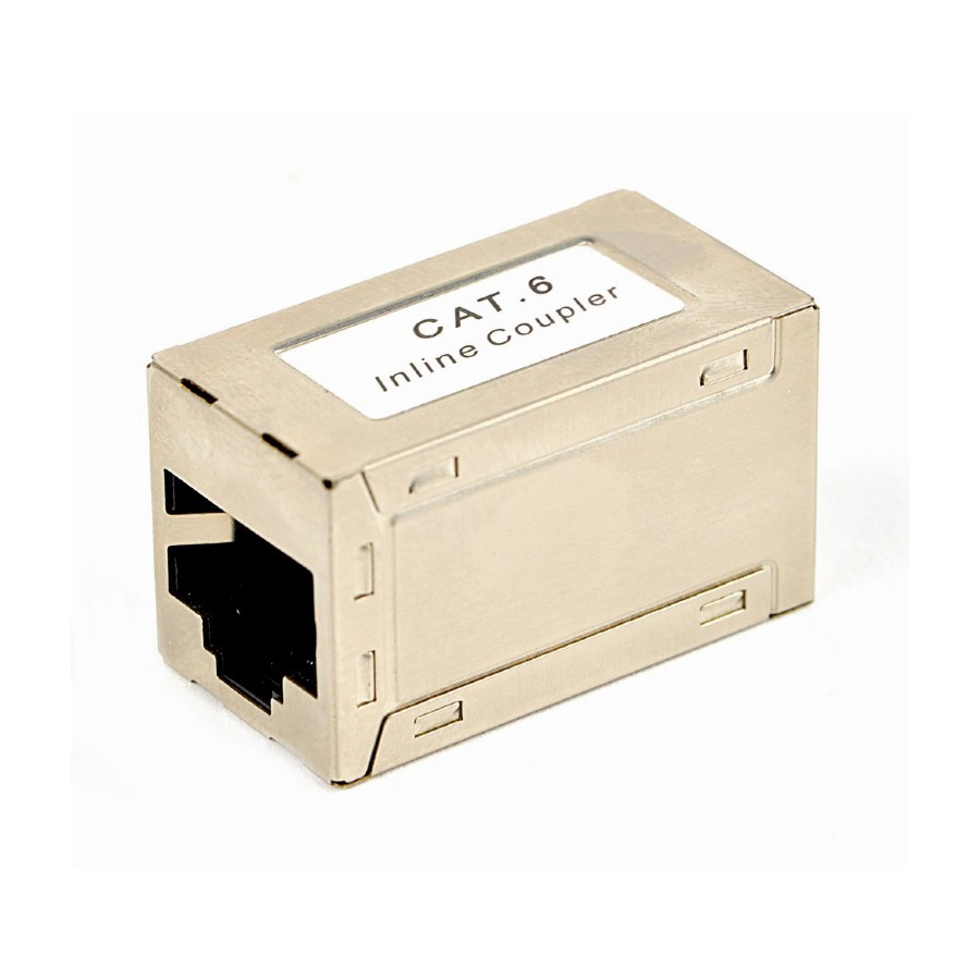 FTP shielded Cat 6 Lan coupler, GEMBIRD NCA-LC6S-01