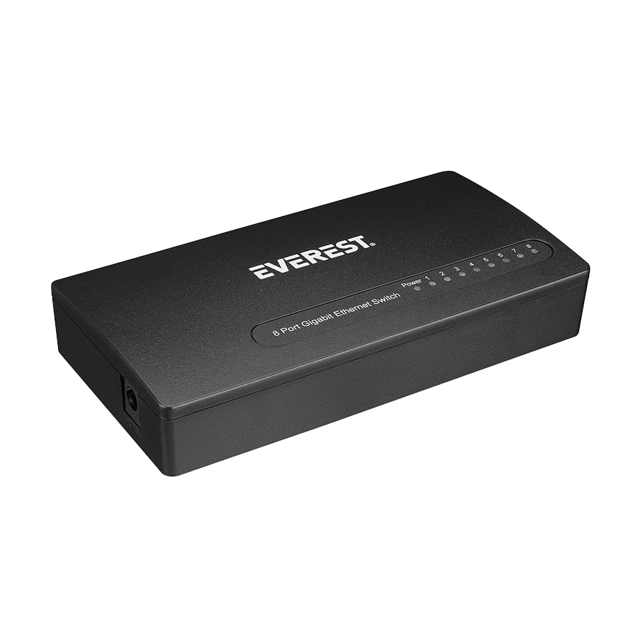 SWITCH 8 portni Everest ESW-808, 10/100/1000, RTL8370N Gigabit Ethernet