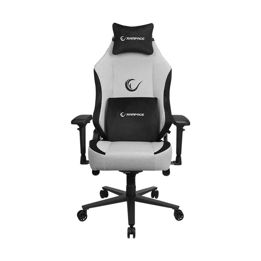 Stolica gaming RAMPAGE KL-R72 WOOF High Level Antiperspirant Fabric Grey/Black