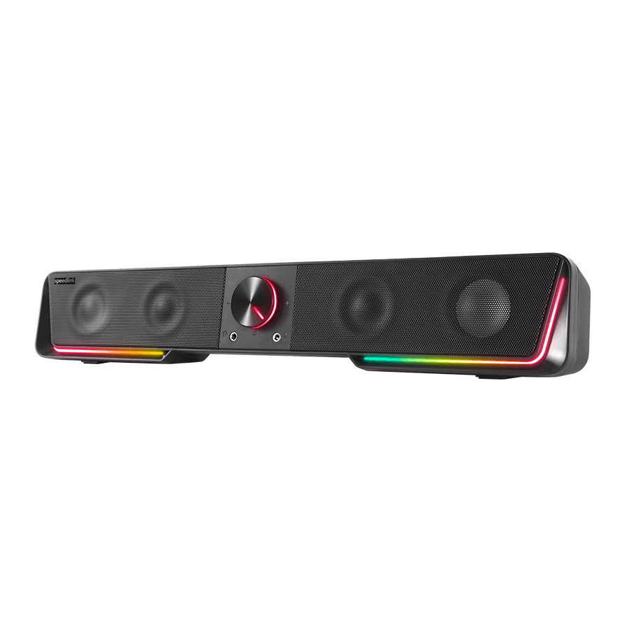 Zvucnik SPEEDLINK GRAVITY RGB, Stereo Soundbar, black, SL-830200-BK