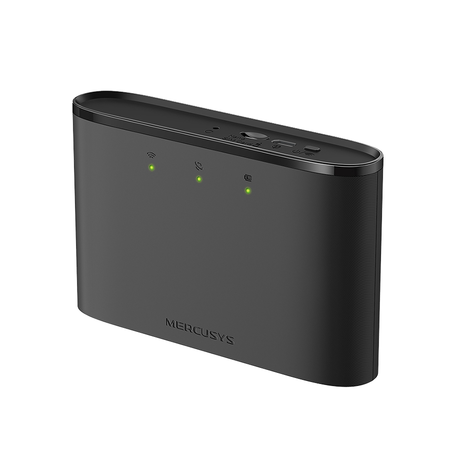 ROUTER Mercusys MT110 4G LTE mobilni Wi-Fi, 2200 mAh baterija, 4G LTE brzine do 150 Mbps, 150 Mbps WiFi 2,4 GHz, SIM kartica Plug and Play