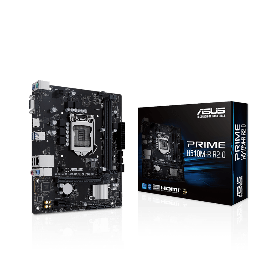 ASUS MB PRIME H510M-R R2.0-SI Intel H470, LGA1200, micro ATX PCIe 4.0, VGA, HDMI, 2xDDR4