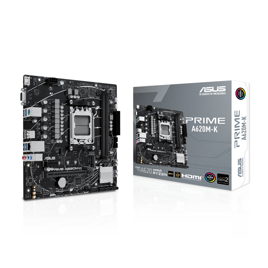 ASUS MB PRIME A620M-K AMD A620;AMD;2xDDR5 VGA,HDMI;micro ATX