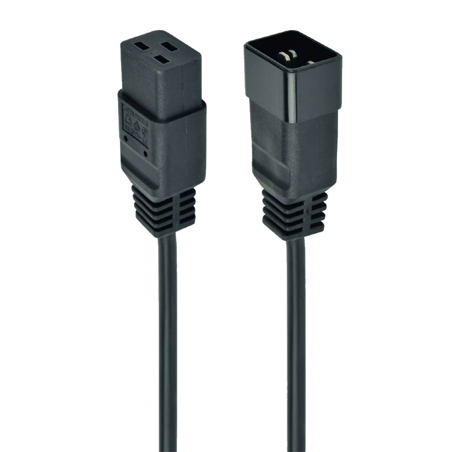 Euro kabl, 3 pin, 1,8m, C19 to C20, kockasti GEMBIRD PC-189-C19