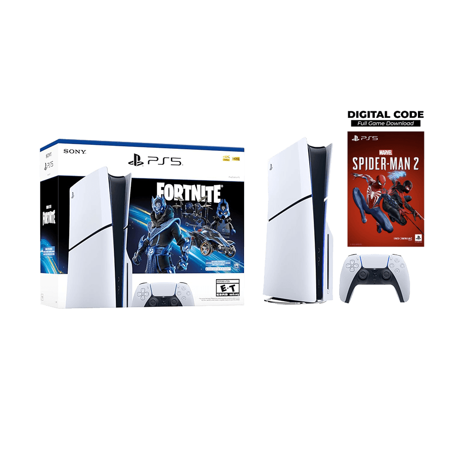 PlayStation 5 Slim D chassis + Fortnite VCH + Marvels Spider-Man 2 SE VCH PS5  1000045165MSM2